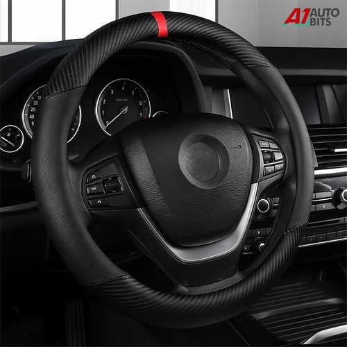 Black leather car - black, pu