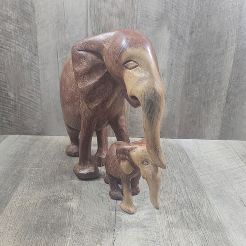 Vintage family elephant - family,
