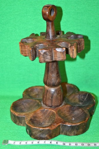 Wooden pipe stand for - wooden, 6