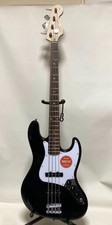 Squier by Fender Affinity Jazz Bass Electric Bass Guitar Black Finish