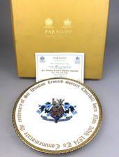 Paragon English Bone China Plate - Winston Churchill Centenary - Ltd Edition -