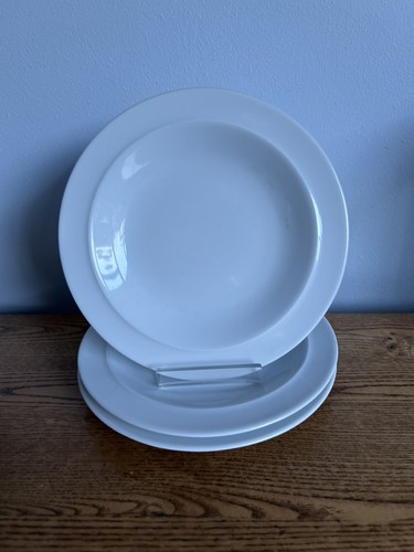 Denby white side plates set - side,