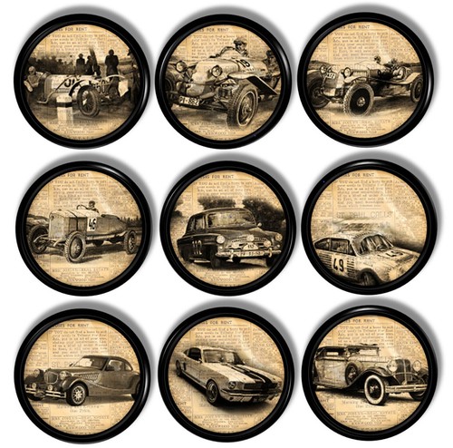 Classic car drawer pulls - classic,