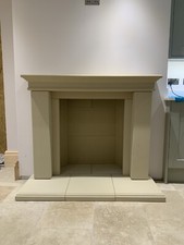 STONE FIREPLACE/ STONE FIRE SURROUND NEW GEORGIAN HAND MADE UK PERSONAL DELIVERY
