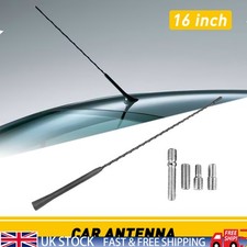 16" Universal Mount Swivel Base Car Radio AM/FM Amplified Signal Aerial Antenna