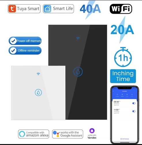 Smart wifi water - heater, switch