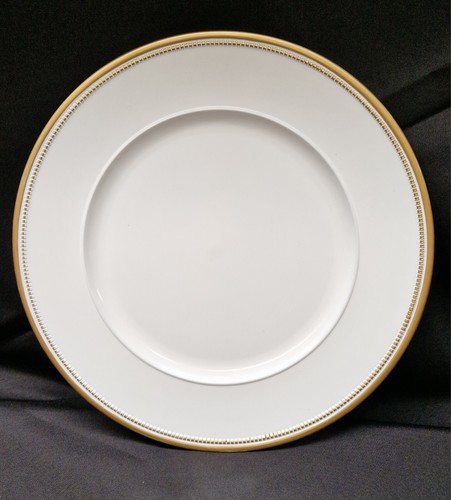 White gloss metallic gold - white,