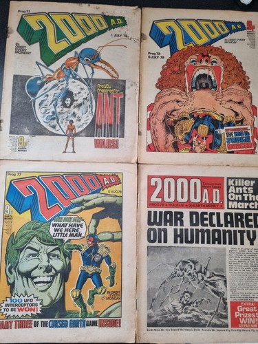Rare 2000ad all - 4, progs