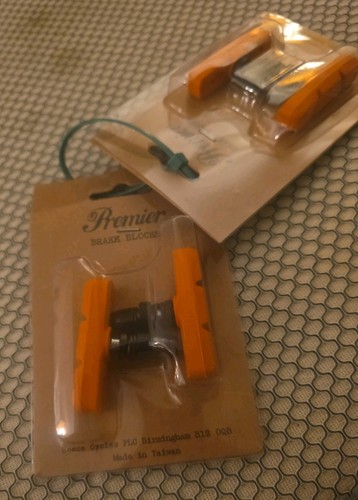 Orange brake pads for - orange,