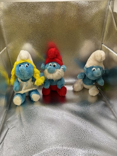 Vintage plush smurfs - vintage,