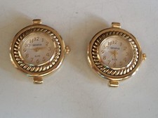 WOMEN'S SET OF 2 GOLD FINISH
