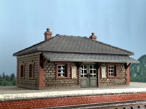 Gauge model railway station - gauge,