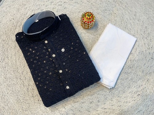 Pakistani men cotton kurta - pakistani,