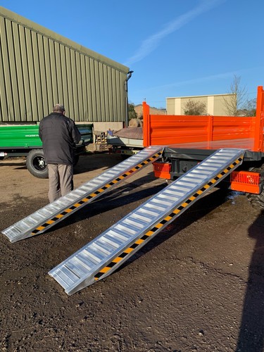 Aluminium loading ramps - aluminium, ton