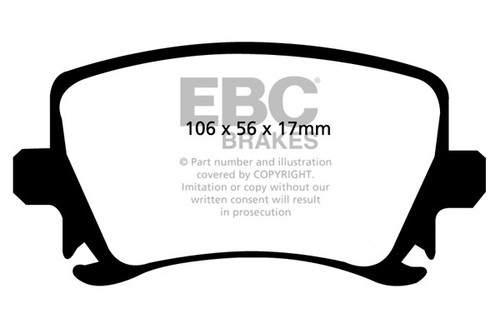 Ebc yellowstuff rear brake - rear,