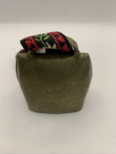 Vintage brass cow bell - brass,