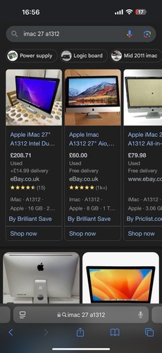 Apple imac a1312 desktop - apple,