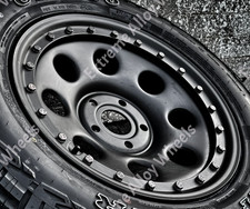 16" Black Steel Alloy Wheels