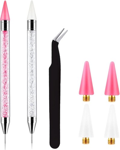 Rhinestone pen 2pcs - rhinestone,