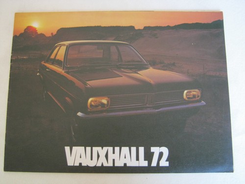 1972 vauxhall brochure - vauxhall, brochure.