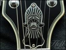 "LONESTAR" Diecast BRASS Truss Rod Cover. Fits Gibson Les Paul, SG, many more