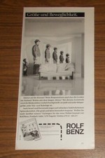 Rare Advertising Rolf Benz