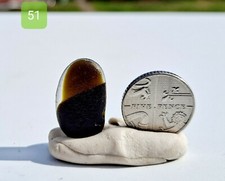 BROWN MULTI SEAHAM SEA GLASS