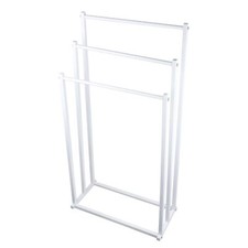 Towel Rack Towel Rail Freestanding Towel Holder Drying Stand with 3 Towel Rails