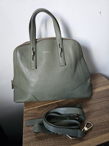 Furla khaki green - khaki, hand