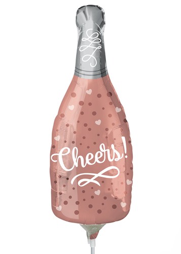 Rose gold cheers bottle mini - rose,