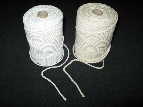 Piping cord white bleached - white,