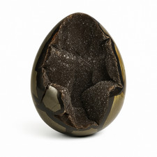 Natural Dragon Septarian Geode Egg – Polished Healing Crystal Stone Specimen