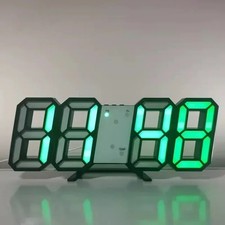 3D LED Digital Wall Clock