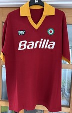 AS ROMA NR Retro Reissue Shirt, Home 1986/87 Size XL, New With Tags In Bag