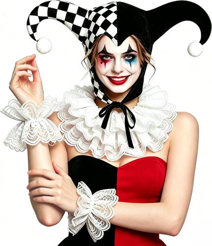 4pcs clown costume accessories - clown,