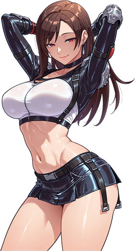 Tifa lockhart seductive - seductive, smile