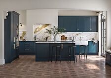 New, NOT ex-display - Blue Painted Solid Wood DIY Kitchen Units