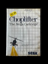 CHOPLIFTER BOXED & MISSING MANUAL RARE SEGA MASTER SYSTEM GAME PAL TESTED