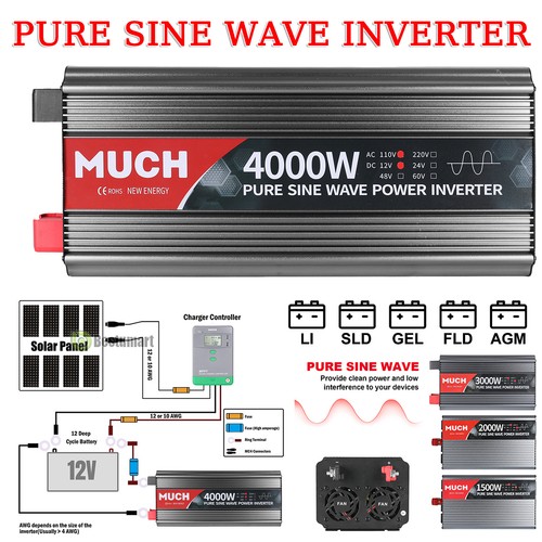 4000w 3000w pure - 4000w, wave