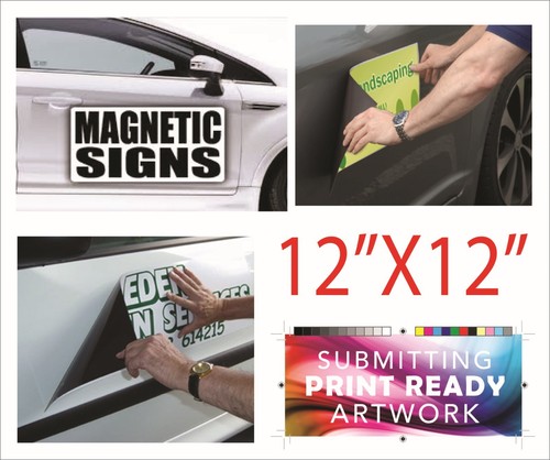 Custom car magnets - 12",