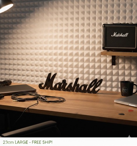 Marshall amp logo sign - logo,