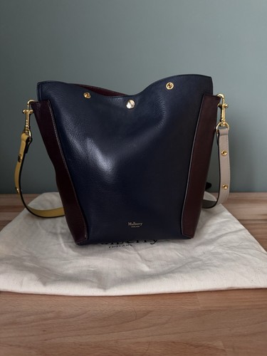 Mulberry camden bag navy blue - mulberry,