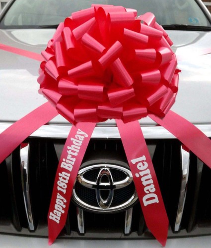 Giant car bow with - giant,
