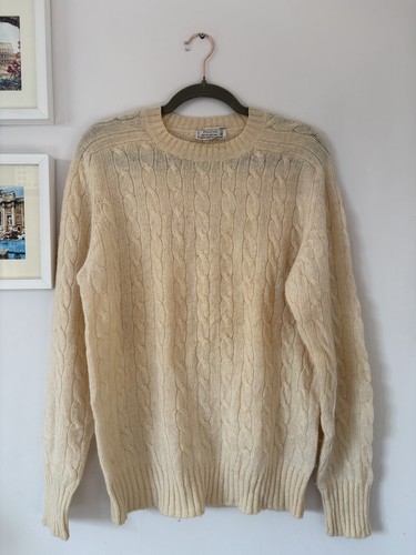 Aran vintage pure wool cream - aran,