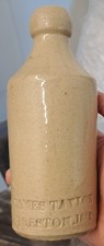 1889 PRESTON GINGER BEER BOTTLE.   James Taylor 