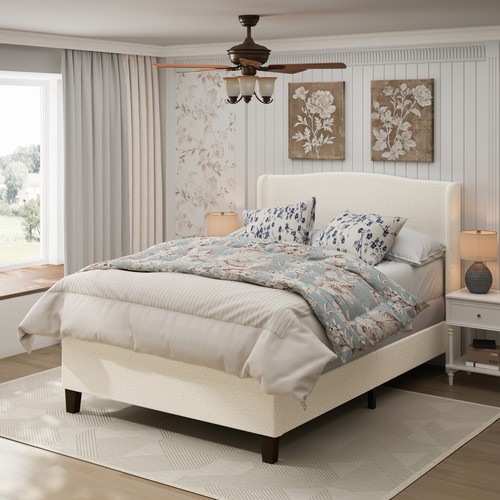 Queen bed frame - frame, with