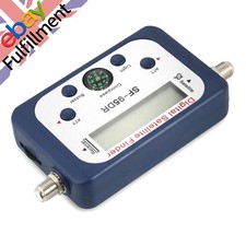 DIGITAL SATELLITE SIGNAL METER FINDER W COMPASS, BUZZER FTA DISH NETWORK BELL HD