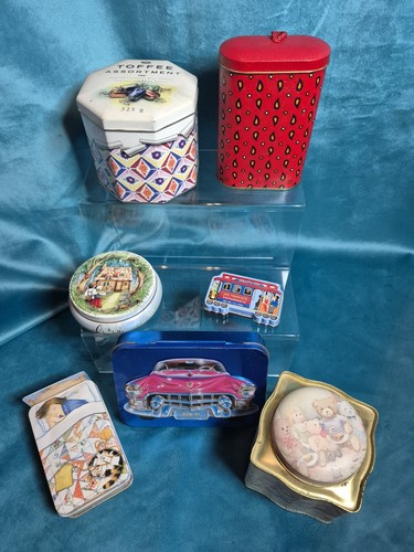 Vintage storage tin bundle of - bundle,