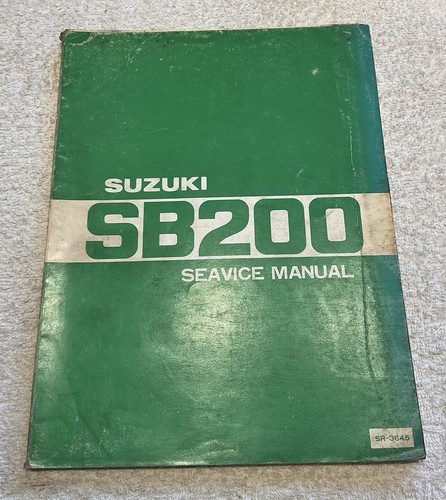 Factory suzuki sb200 workshop - factory,