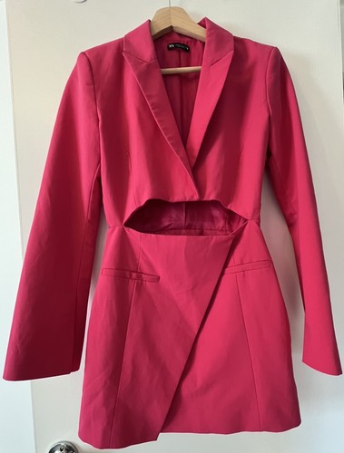Y2k zara hot pink cutout - y2k,